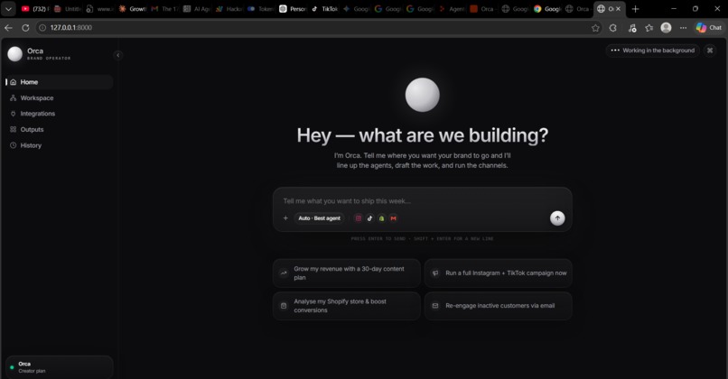 Orca – screenshot 1