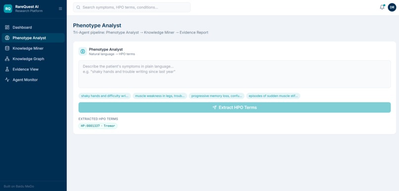 RareQuest AI – screenshot 1