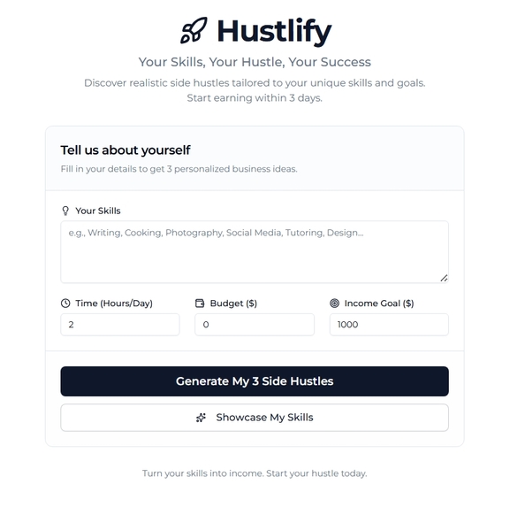 Hustlify – screenshot 1