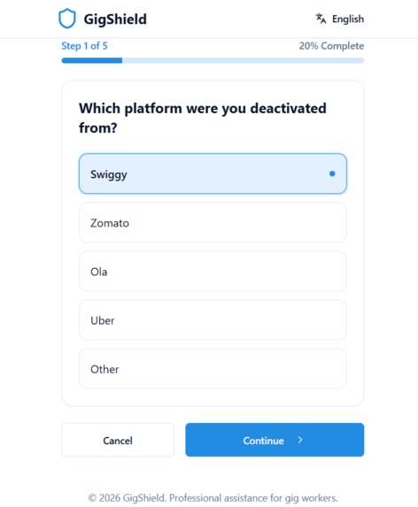 GigShield – screenshot 2