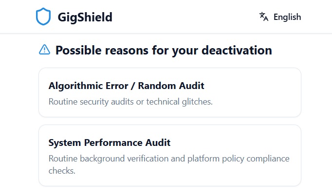GigShield – screenshot 3