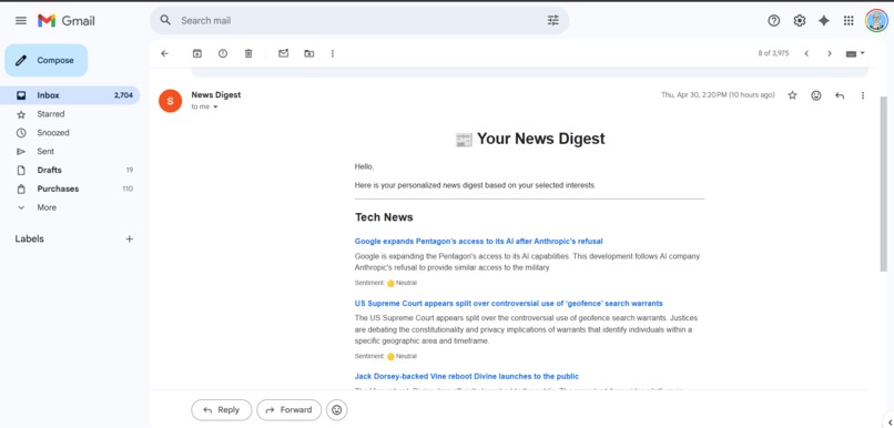 news-digest – screenshot 6