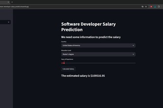 Software Developer Salary Predictor