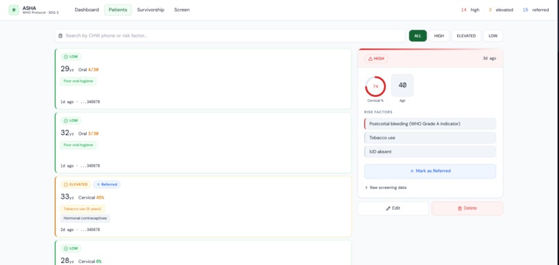 ASHA - Adaptive Survivorship & Health Agent – screenshot 7