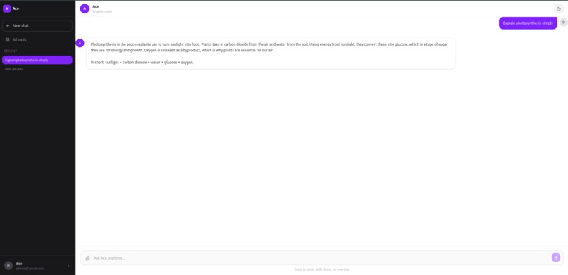 Ace AI – screenshot 1