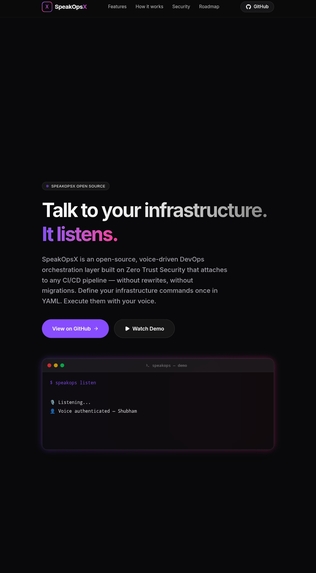 SpeakOpsX  – screenshot 1