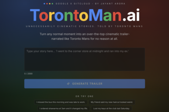 Toronto Man Trailers