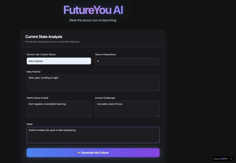 FutureYou AI – screenshot 1