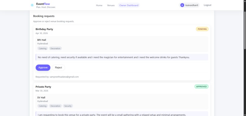Planix– Venue Discovery & Booking Platform – screenshot 3