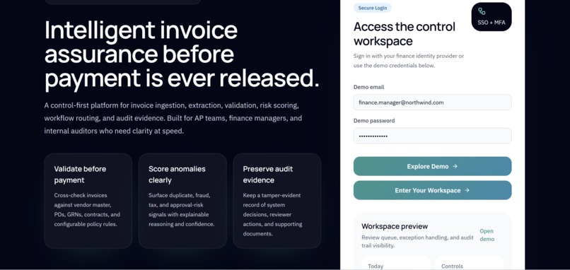 Invoice.Audit  – screenshot 1