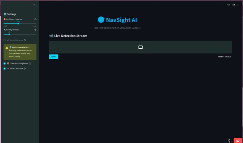 NavSight AI – Intelligent Vision-Based Navigation Assistant – screenshot 2