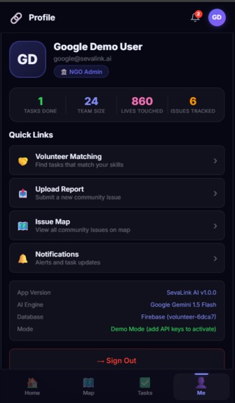 SevaLink AI – screenshot 2
