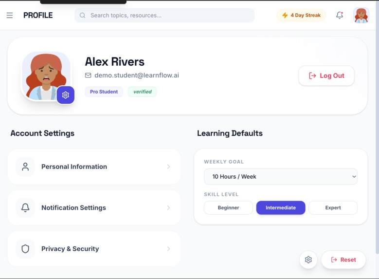 LearnFlow – screenshot 8