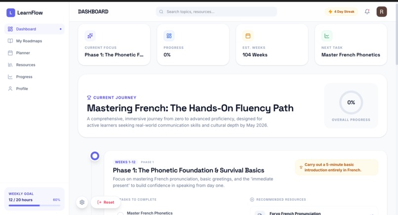 LearnFlow – screenshot 3