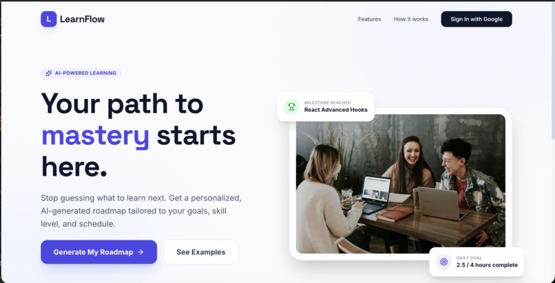 LearnFlow – screenshot 1