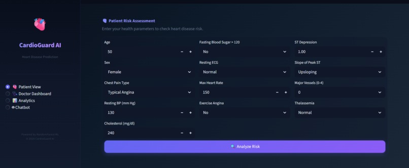 CardioGuard AI – screenshot 1