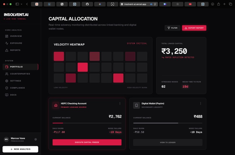 Insolvent.ai – screenshot 2
