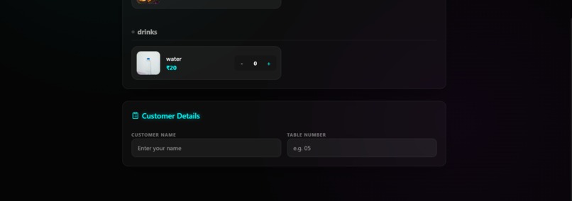 hotel-order-management – screenshot 1