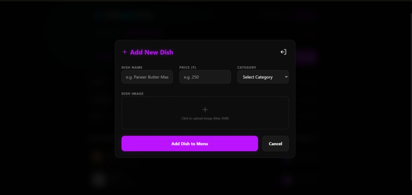 hotel-order-management – screenshot 6