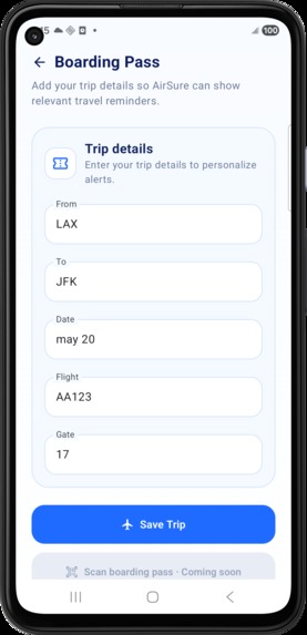 Airsure – screenshot 5