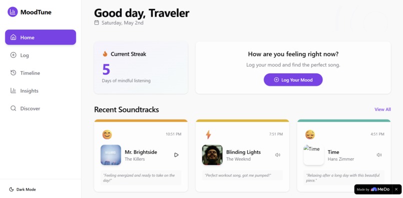 MoodTune – screenshot 4