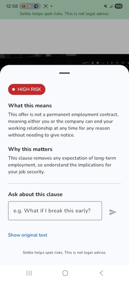 Settle – screenshot 2