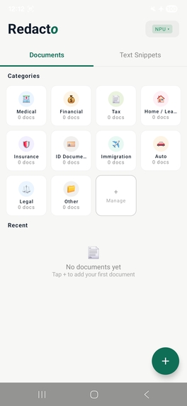Redacto – screenshot 1