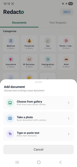 Redacto – screenshot 3