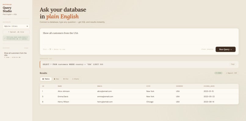 NaturalQL – screenshot 3