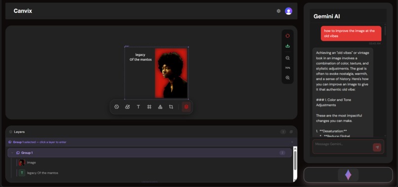 CANVIX AI Image Editor – screenshot 2