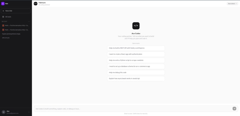 Ace AI – screenshot 2