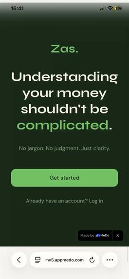 Zas - Financial Awareness App – screenshot 2