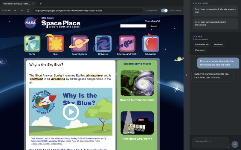 CCLEAR – screenshot 2