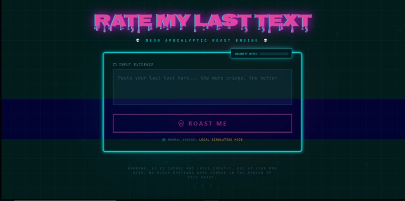 rate-my-last-text – screenshot 1