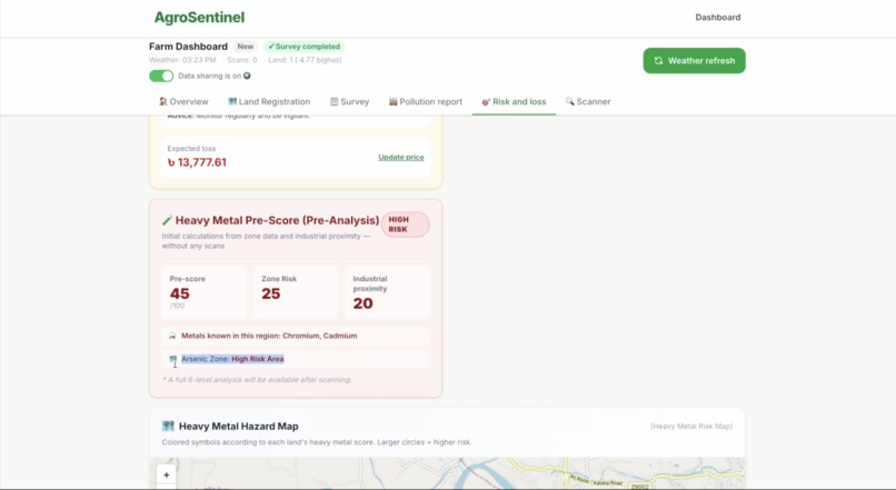AgroSentinel: An agent-frist Bio-Sensor Defense Network. – screenshot 4