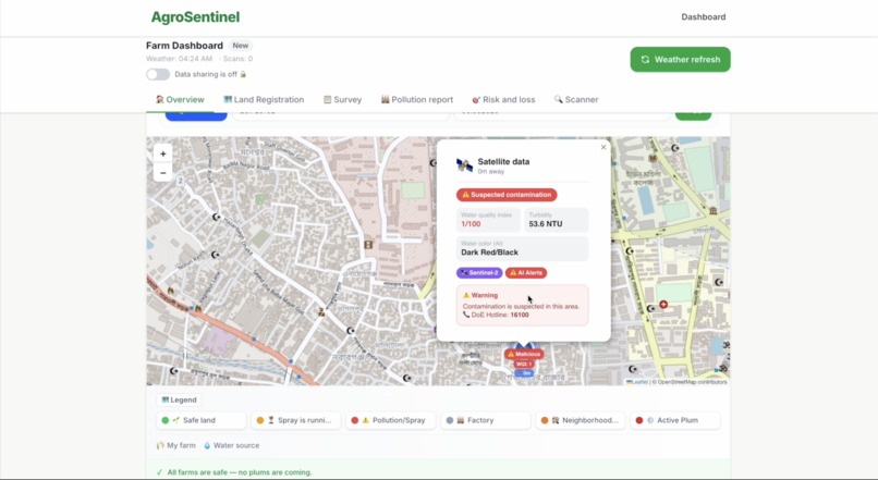 AgroSentinel: An agent-frist Bio-Sensor Defense Network. – screenshot 8