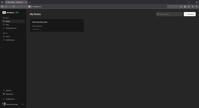 NoteBud – screenshot 2