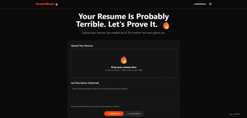 ResumeRoast – screenshot 1