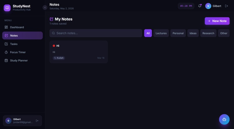 Studynest – screenshot 1
