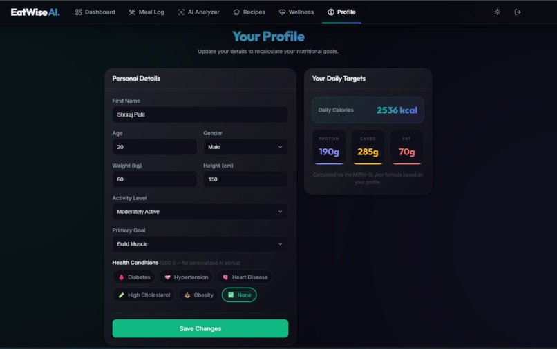 EatWise AI  – screenshot 13