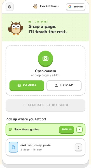 PocketGuru – screenshot 2