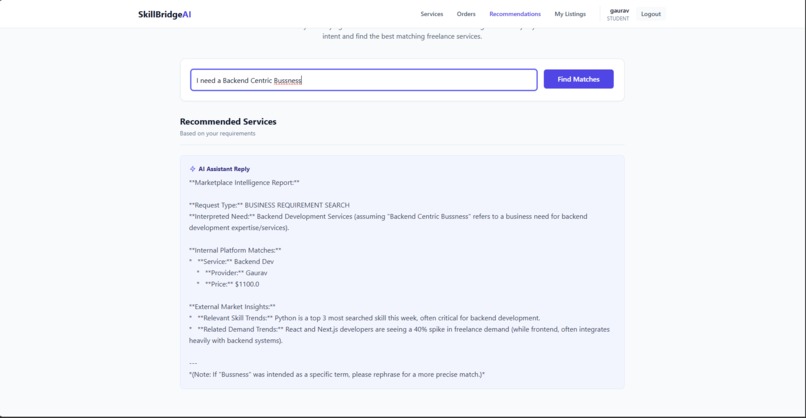 SkillBridgeAI – screenshot 3