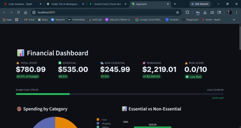 ExpenseAI – screenshot 1