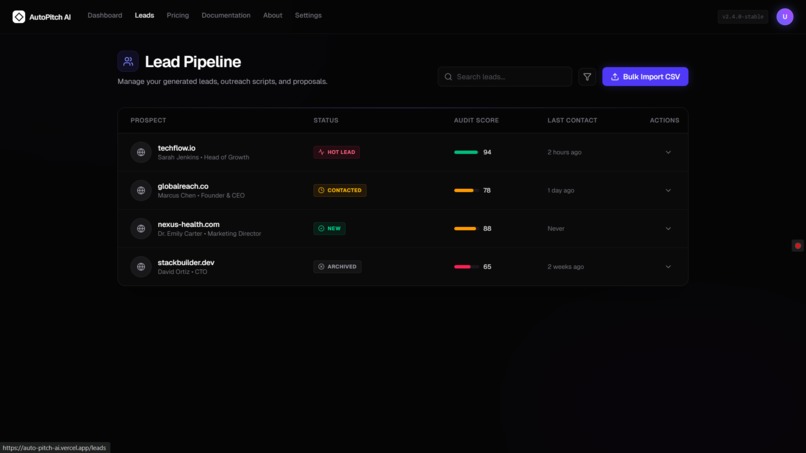 AutoPitch AI – screenshot 4