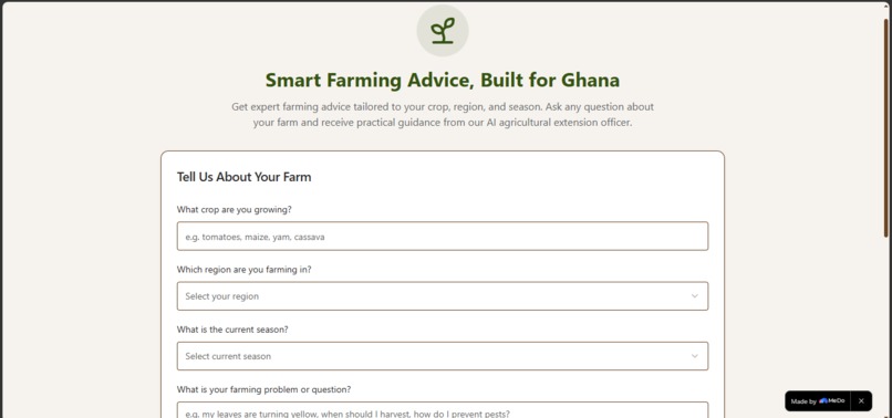 AgroAdvisor Ghana – screenshot 1