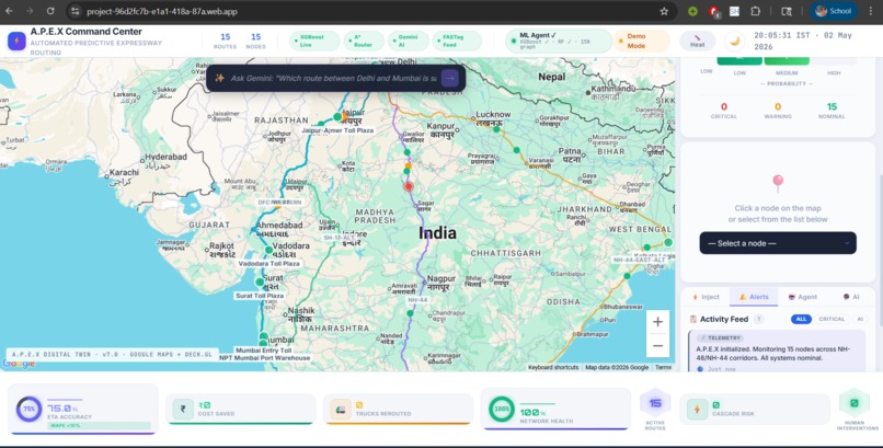 APEX – screenshot 1