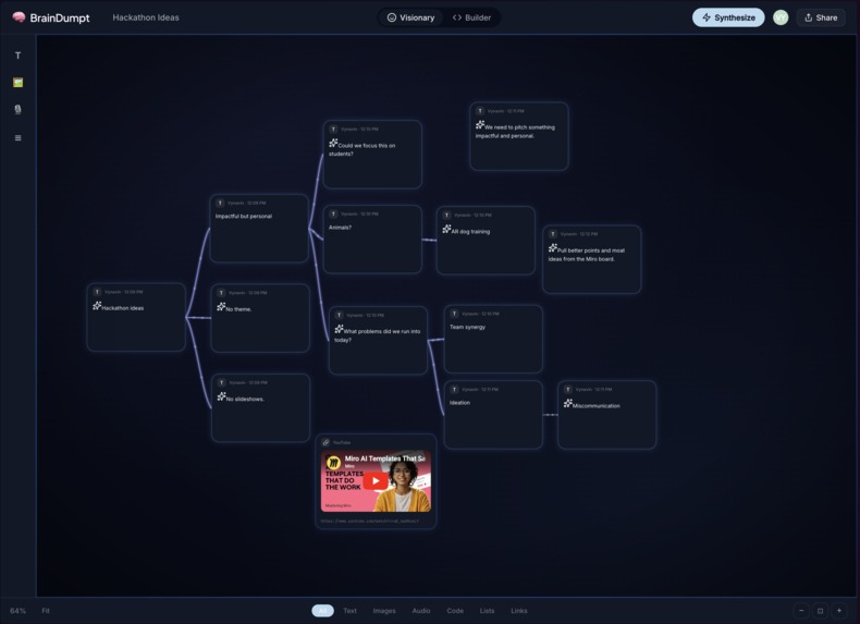 BrainDumpt – screenshot 1