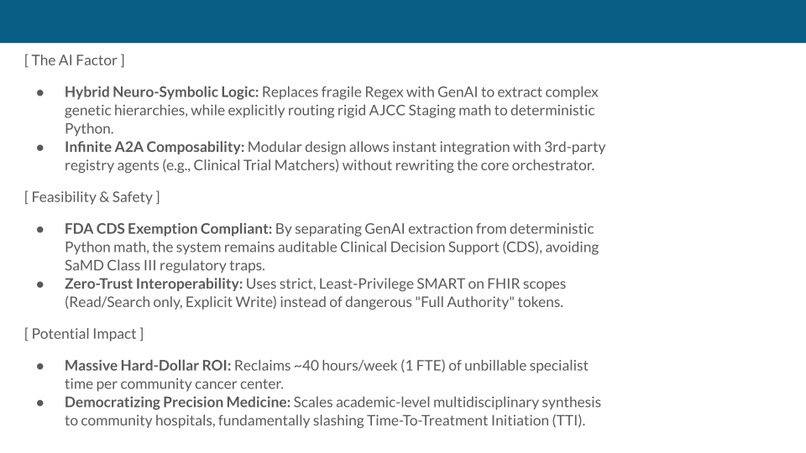 Agentic Multidisciplinary Tumor Board (AMDT) – screenshot 5