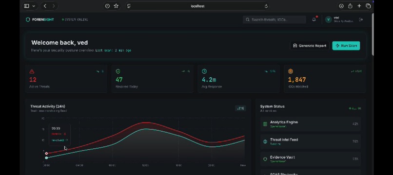 ForeSight: AI-Powered Digital Forensics & Incident Response – screenshot 2