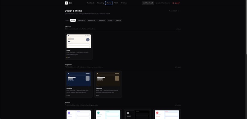 CVfy | AI-Powered Resume to Website  – screenshot 3
